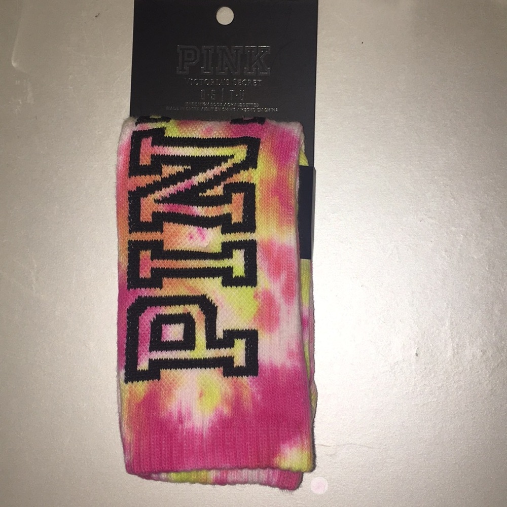 Pink Victoria Secret Knee High Socks .